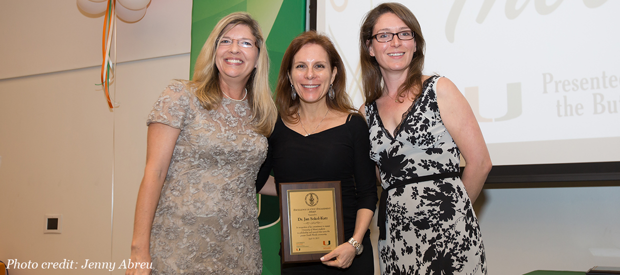 2017 Winner Excellence in Civic Engagement Jan Sokol-Katz