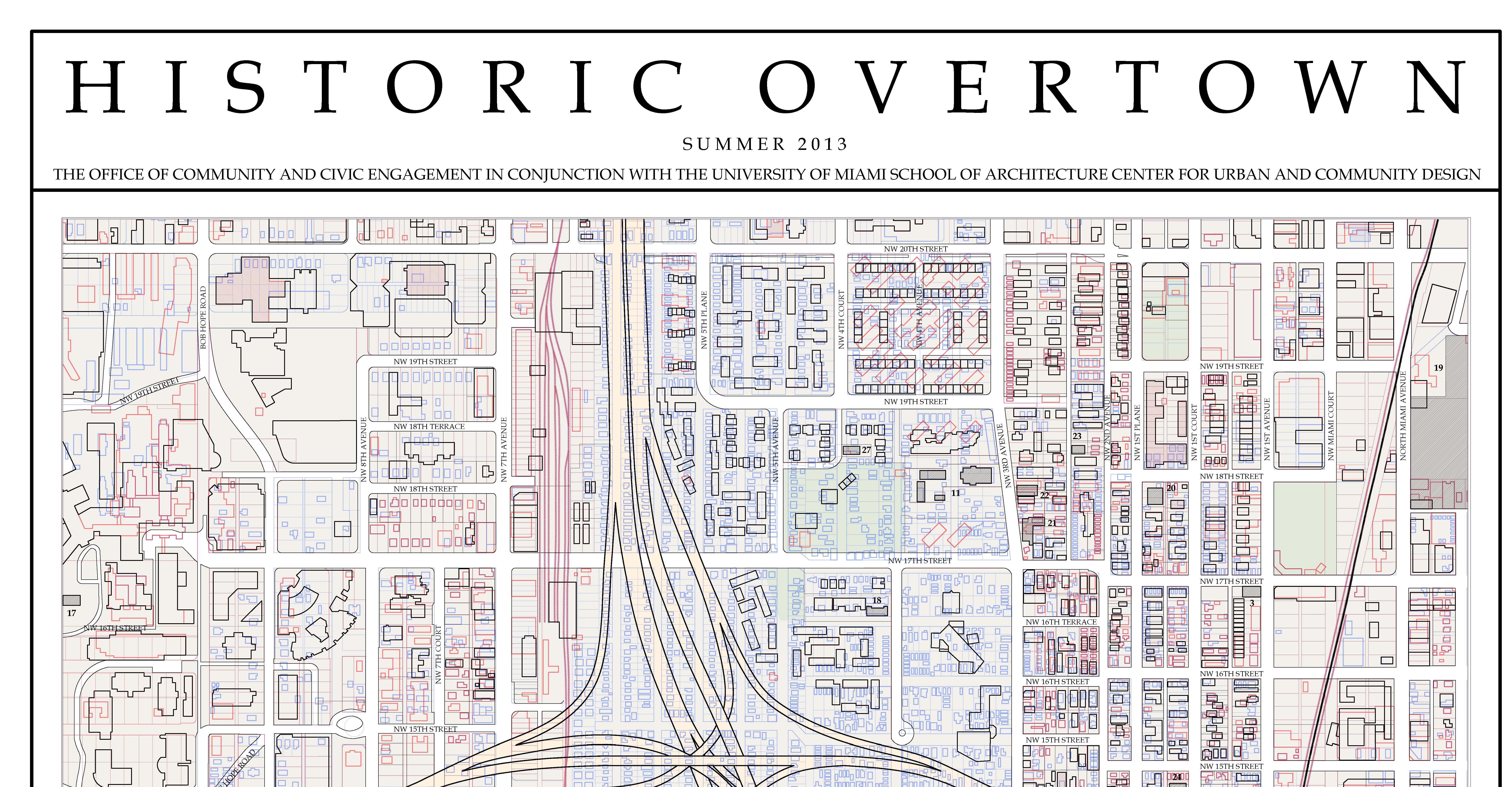 Map of Historic Overtown